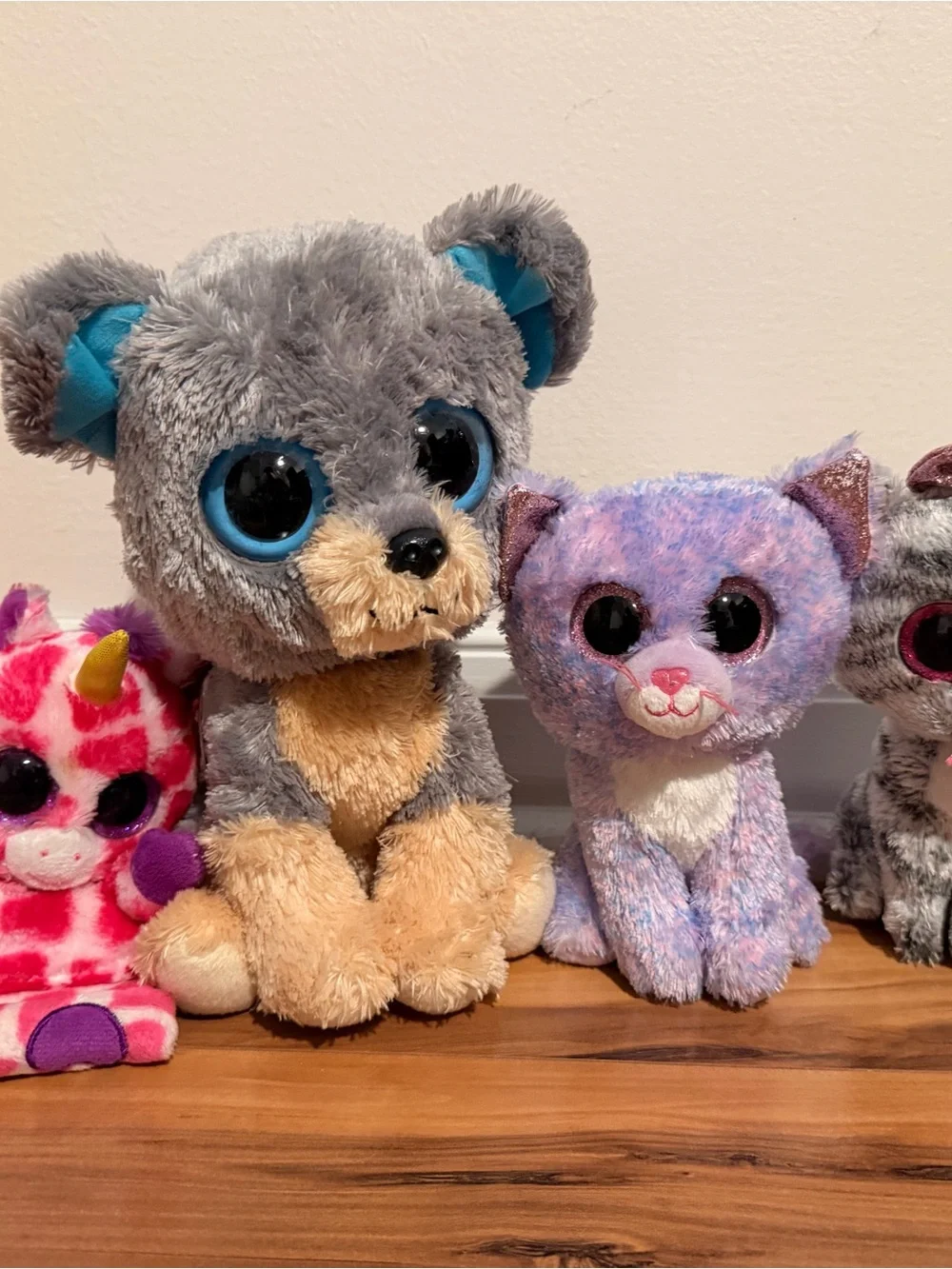 TY Beanies Plush Multicolor Stuffie Plush Toy Set - Soft Cuddly Animals